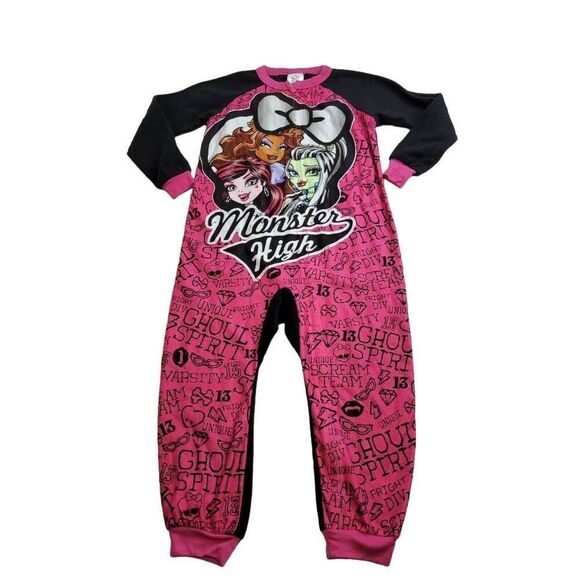Monster High onsie pajama XS4/5 - Picture 1 of 5
